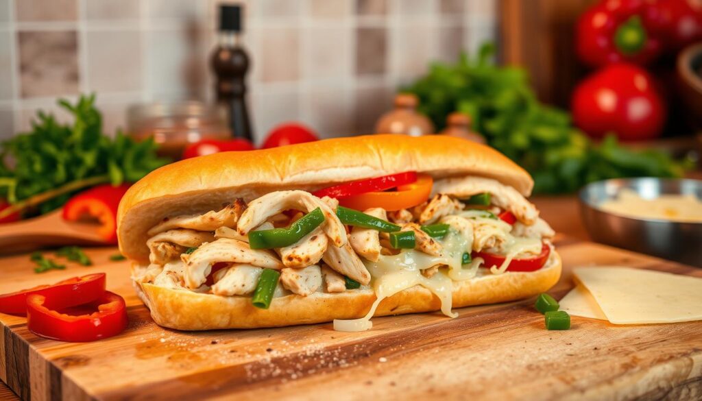 Chicken Philly Steak Assembly