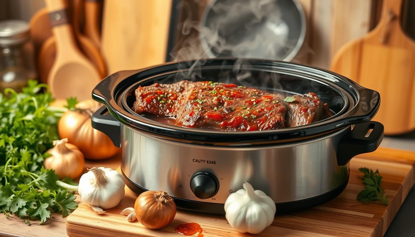 beef country ribs crockpot recipe