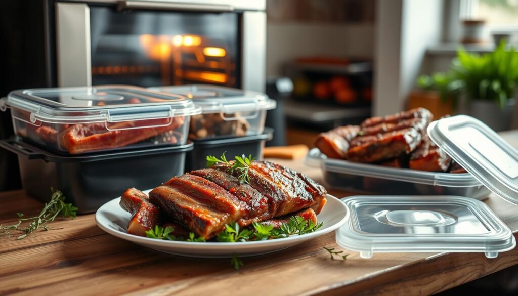 beef country style ribs storing and reheating